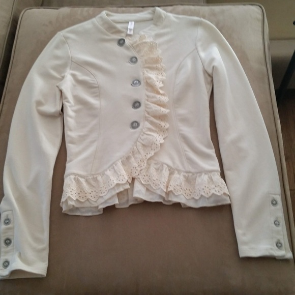 Xhilaration Jackets & Blazers - Spring Top/Jacket Cream Colored Sz Small